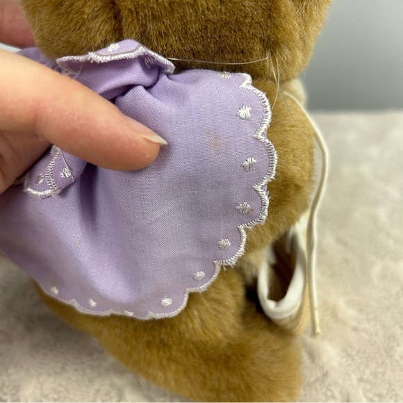 Eden Toys Cottontail Bunny Rabbit Plush Stuffed Animal Beatrix Potter Purple - Picture 4 of 12